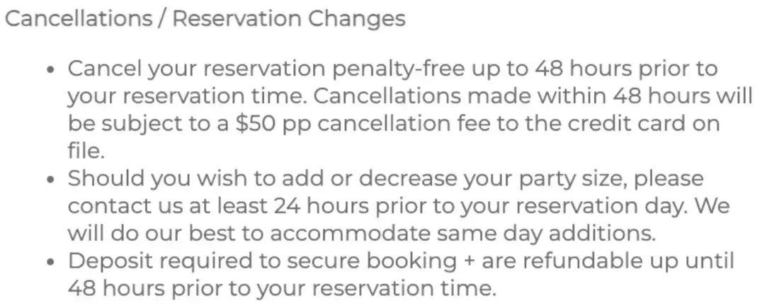 Restaurant Cancellation Fee Guide: How to Find the Sweet Spot