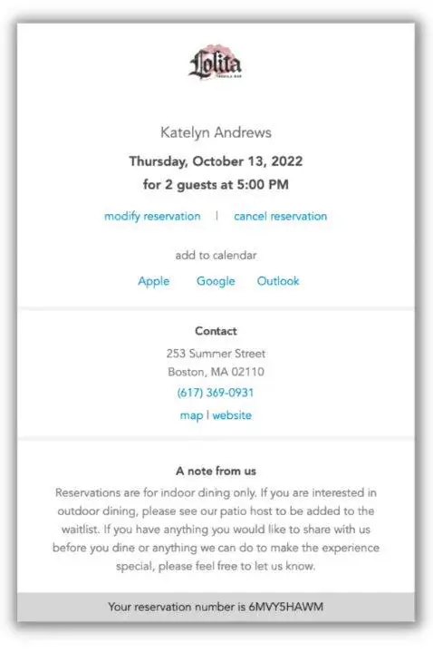 Restaurant Reservation Email Tips: Boost Retention & Reduce No-Shows