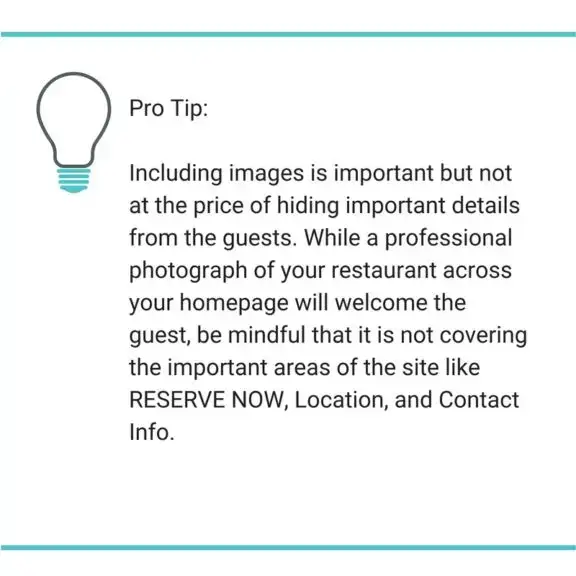 4 Keys To The Best Restaurant Websites