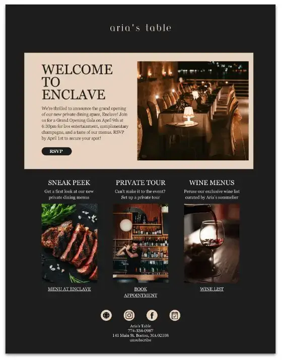5 Restaurant Email Marketing Templates You Can Copy Right Now