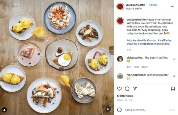 How to Use Instagram Business To Increase Awareness and Drive More Reservations