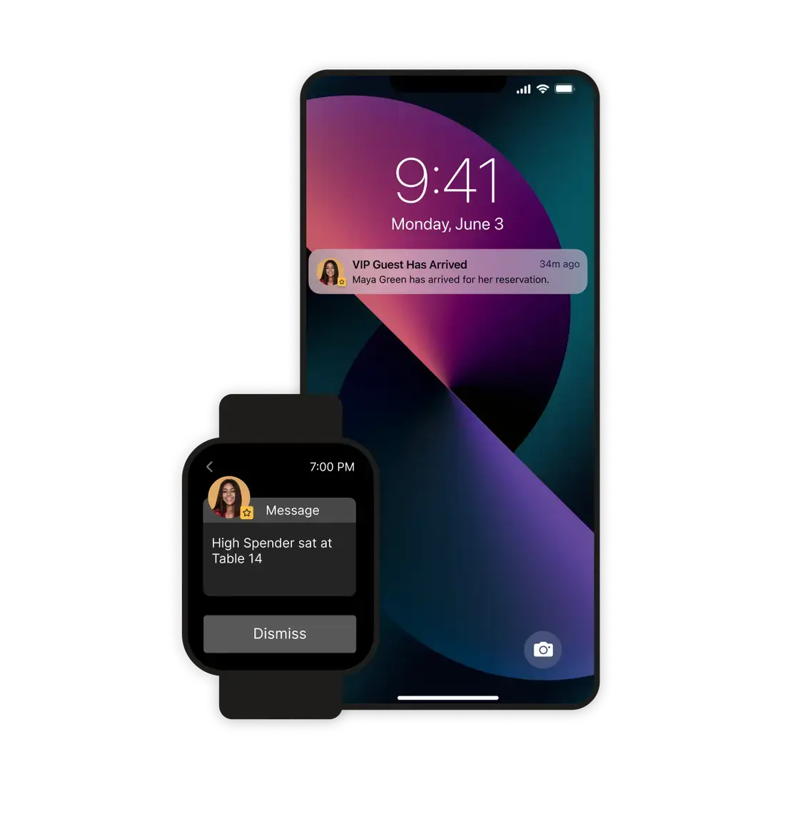 Photo of the vip notification